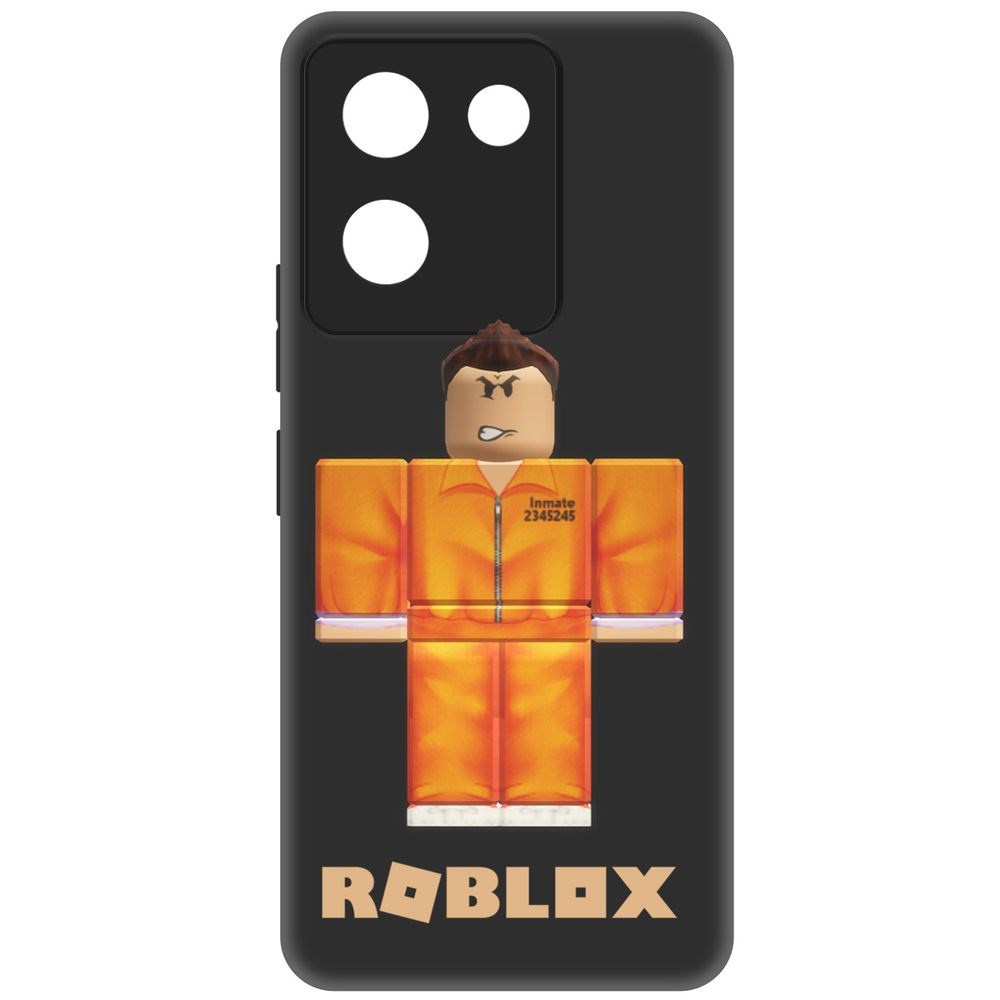 

Чехол-накладка Krutoff Soft Case Roblox-Заключенный для Vivo Y27s черный