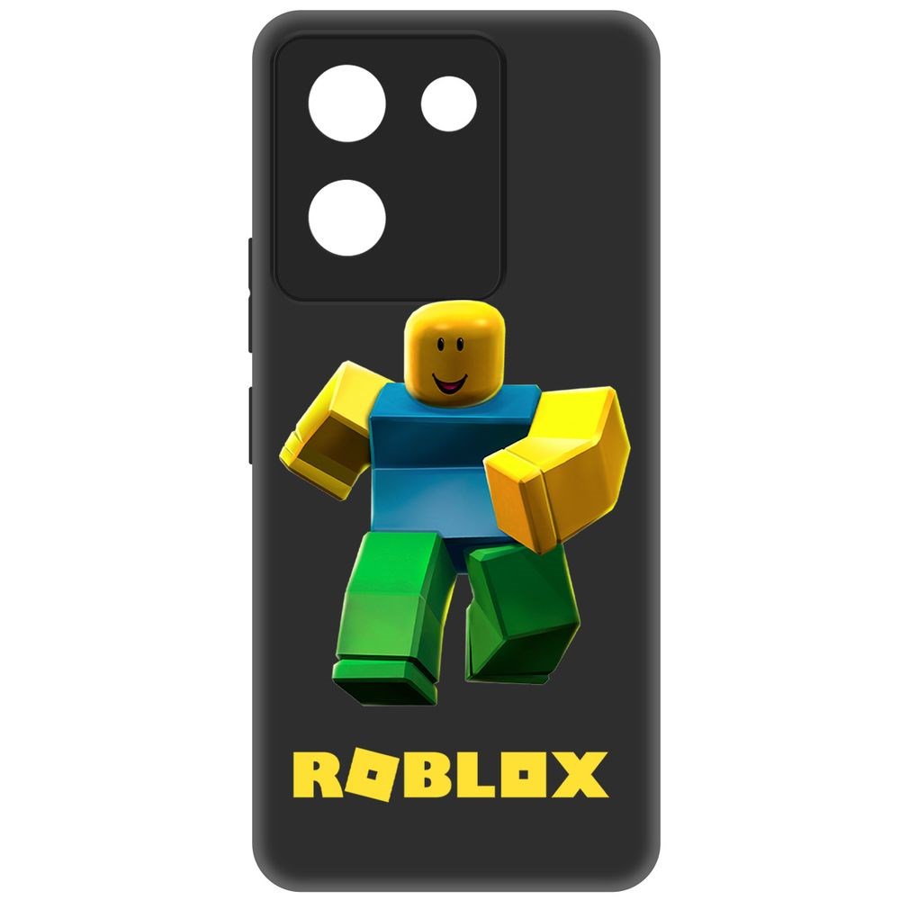 

Чехол-накладка Krutoff Soft Case Roblox-Классический Нуб для Vivo Y27s черный