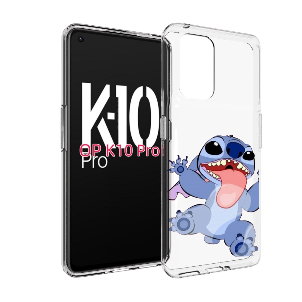 

Чехол MyPads большой-стич для OPPO K10 Pro, Прозрачный, Tocco