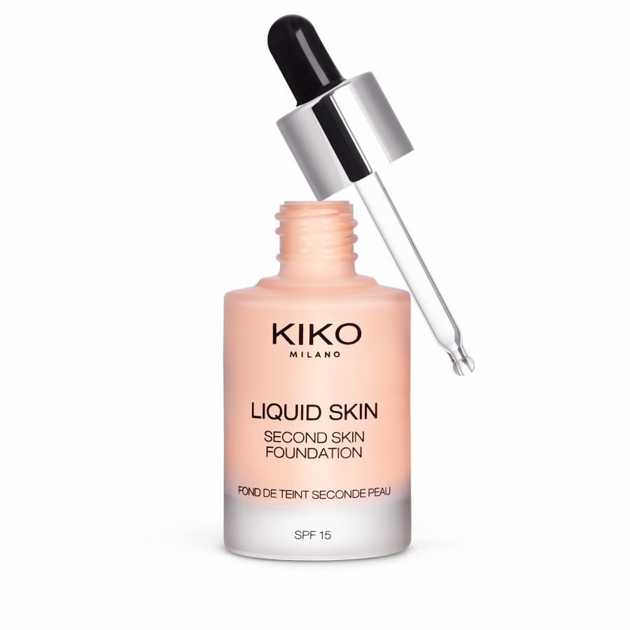 Тональная основа Kiko Milano Liquid skin second skin foundation Теплый Розовый 01 30 мл