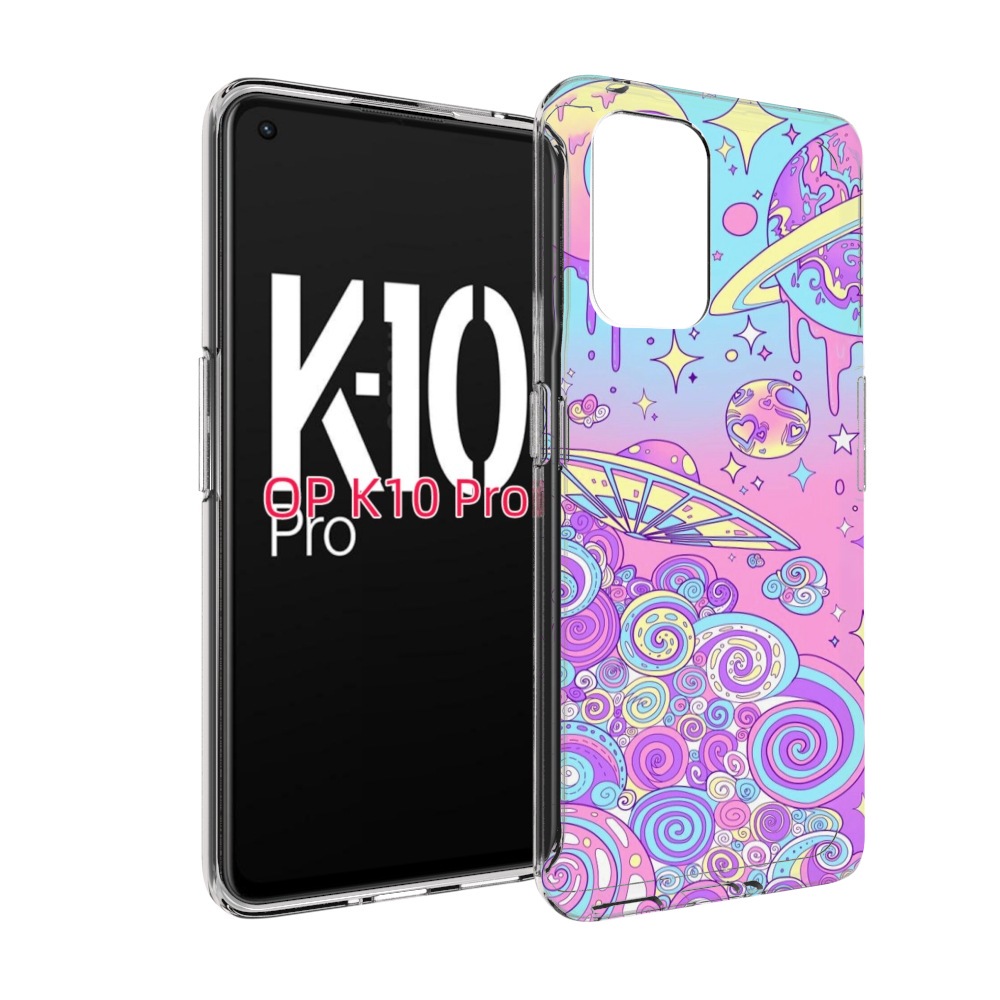 

Чехол MyPads ванильные планеты для OPPO K10 Pro, Прозрачный, Tocco