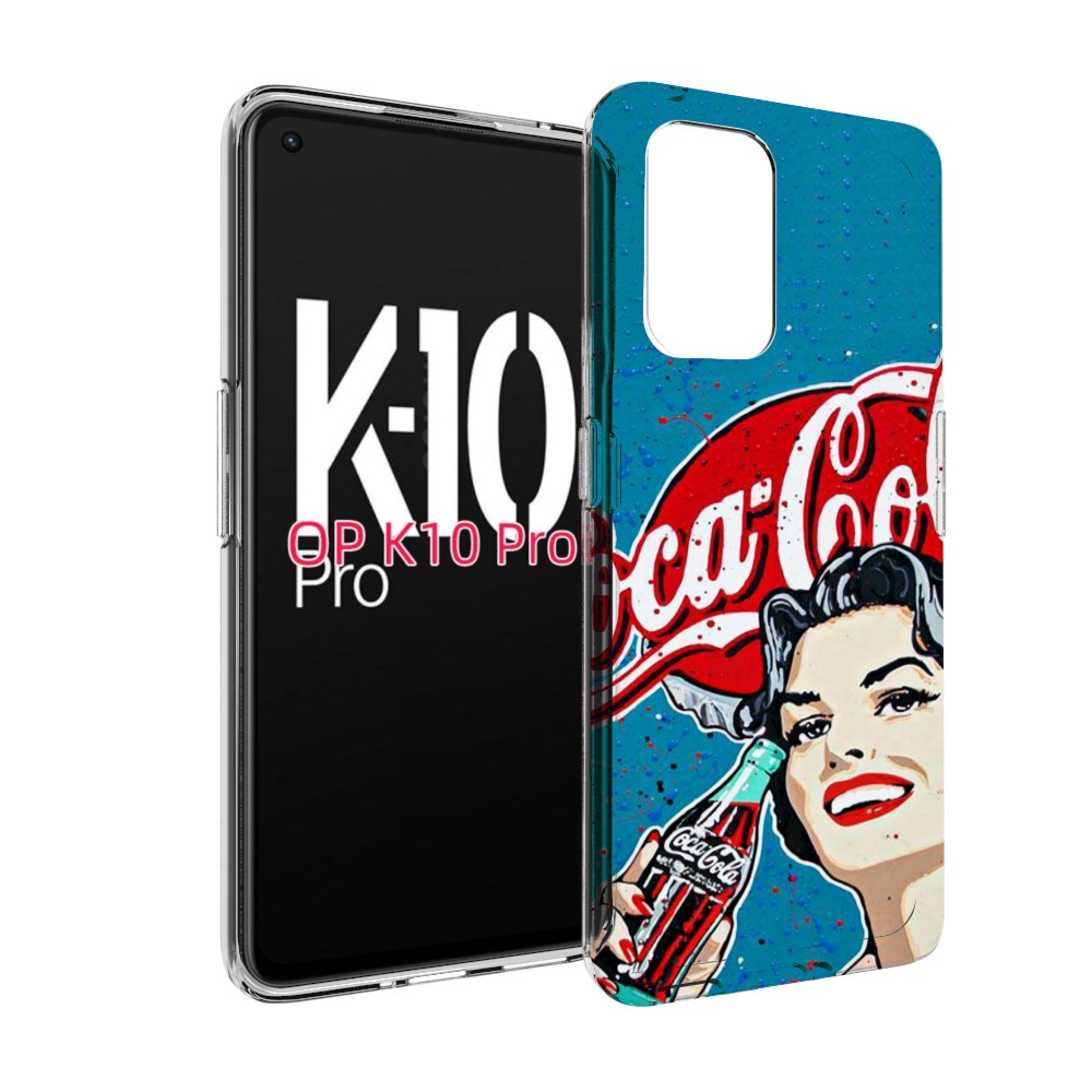 

Чехол MyPads вкусная кола картинка для OPPO K10 Pro, Прозрачный, Tocco