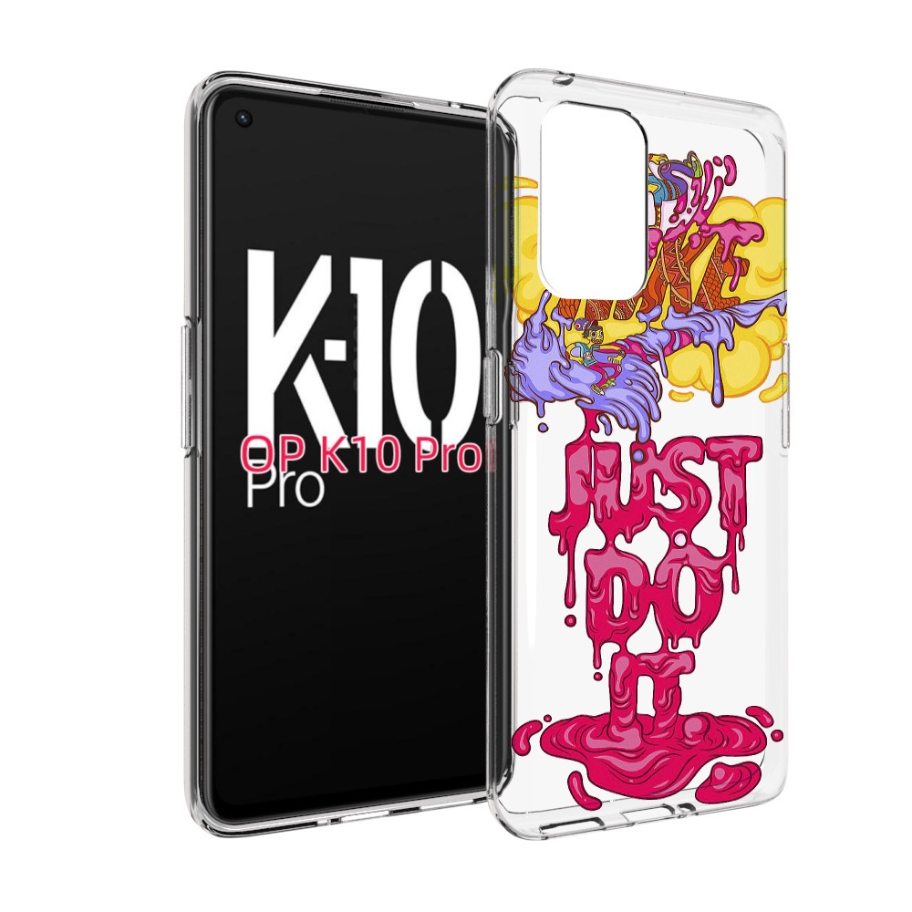

Чехол MyPads вкусный найк для OPPO K10 Pro, Прозрачный, Tocco