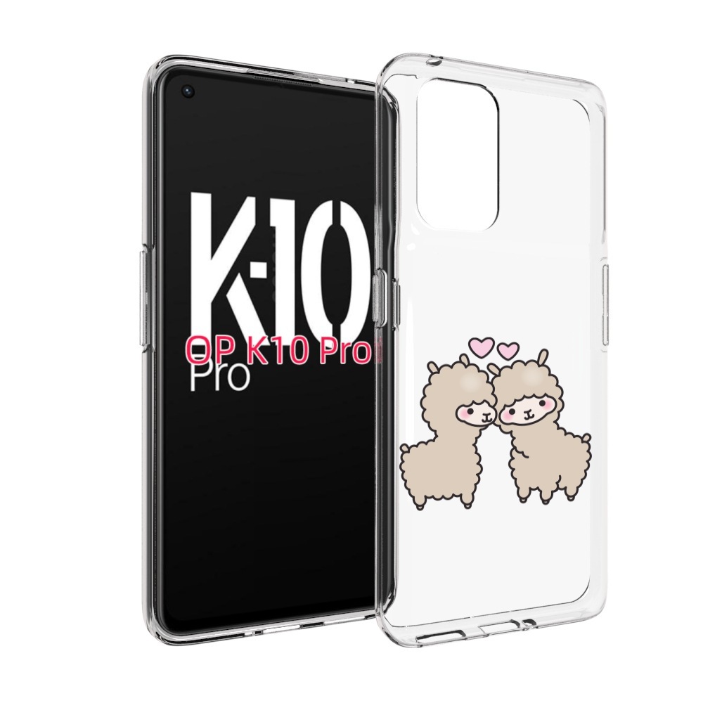 

Чехол MyPads влюбленные-барашки для OPPO K10 Pro, Прозрачный, Tocco