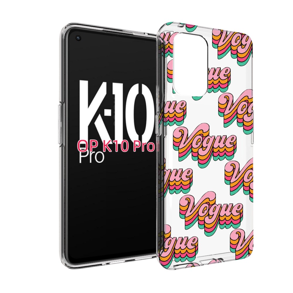 

Чехол MyPads вогуе для OPPO K10 Pro, Прозрачный, Tocco
