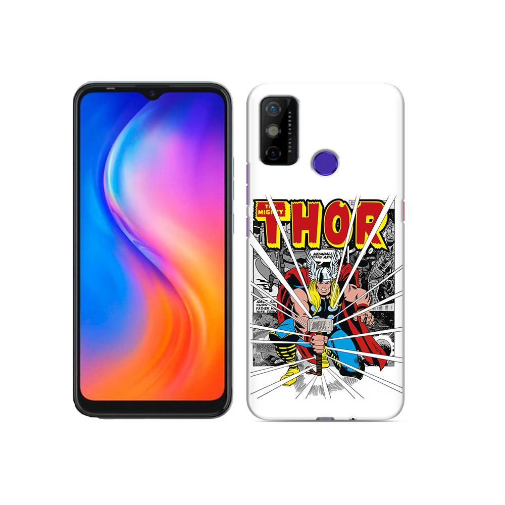 

Чехол MyPads Tocco для Tecno Spark 6 GO тор рисунок, Прозрачный, Tocco