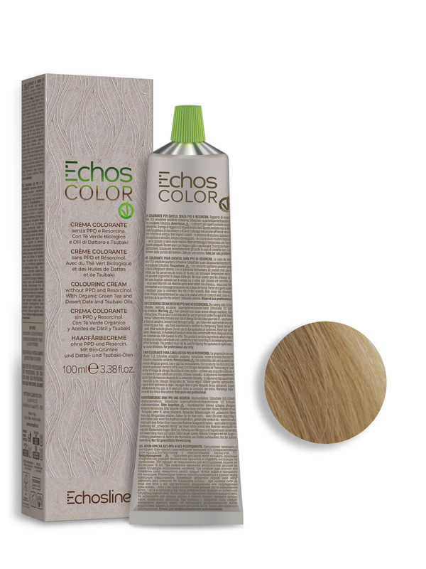 Крем-краска Echos line Echoscolor 8.3 золотистый светлый блонд 100 мл оксид color touch 4% plus