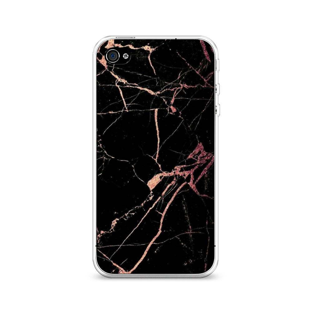 

Чехол Awog на Apple iPhone 4 / Айфон 4 "Мрамор розовое золото", Разноцветный, 10150-3