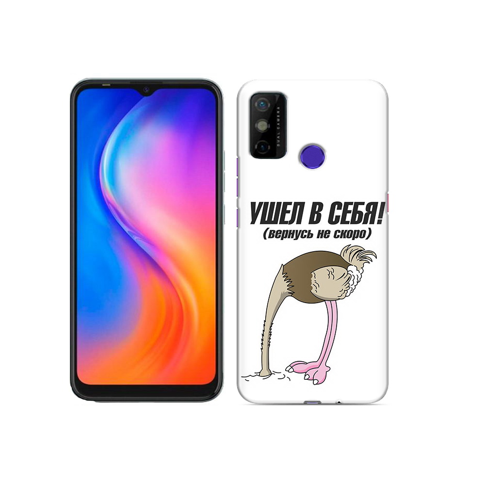 

Чехол MyPads Tocco для Tecno Spark 6 GO ушел в себя, Прозрачный, Tocco