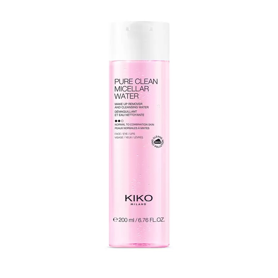 Мицелярная вода Kiko Milano Pure clean micellar water normal to combination 200 мл
