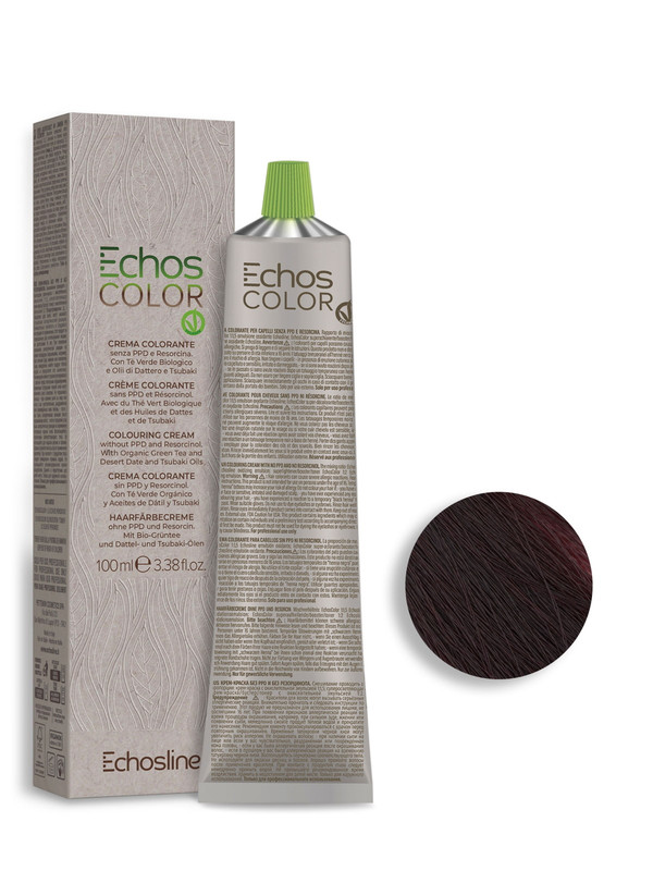 Крем-краска Echos line Echoscolor 5.55 светлый шатен махагон 100 мл африка южнее сахары движение к стабильности монография