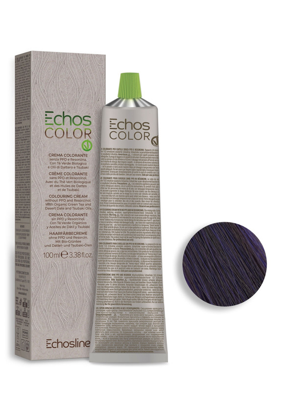 Крем-краска Echos line Echoscolor фиолетовый 100 мл стойкая крем краска inimitable coloring cream lb12042 4 22 каштановый интенсивно фиолетовый 100 мл базовая коллекция оттенков