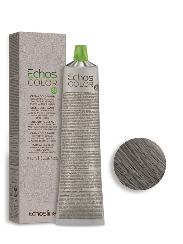 Крем-краска Echos line Echoscolor пепельный 100 мл состав synergy для завивки волос echos line многофункциональный без аммиака 500 мл