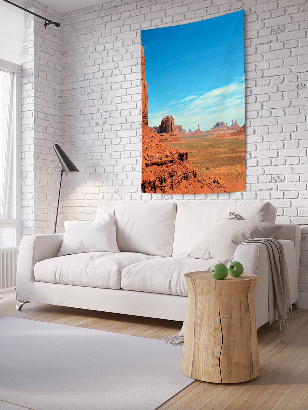 

Вертикальное фотопанно на стену JoyArty Горная пустыня 100x150 см, Горная пустыня