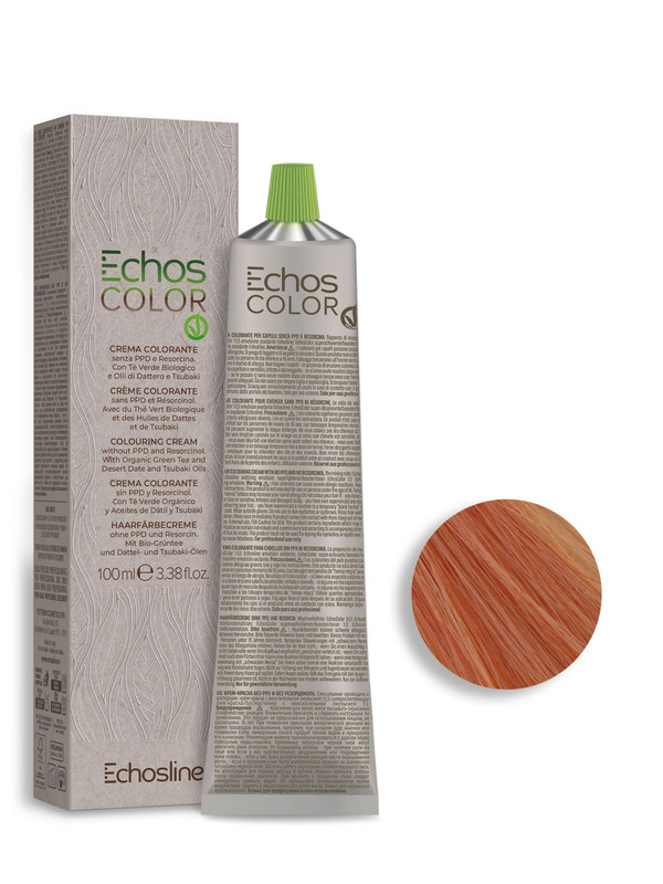 Крем-краска Echos line Echoscolor 10.402 медный холодный платиновый блонд 100 мл состав synergy для завивки волос echos line многофункциональный без аммиака 500 мл