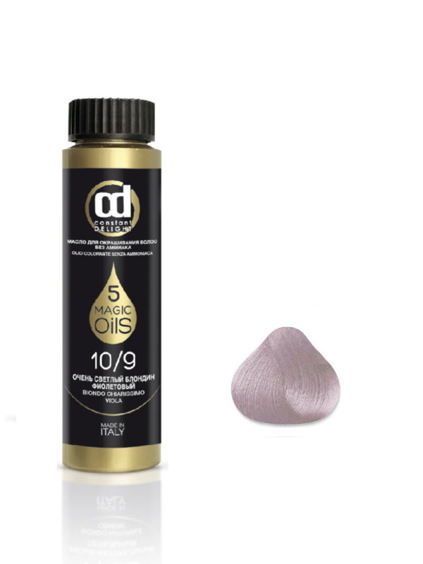 фото Масло constant delight magic 5 oils 10/9 очень светлый блондин фиолетовый 50 мл