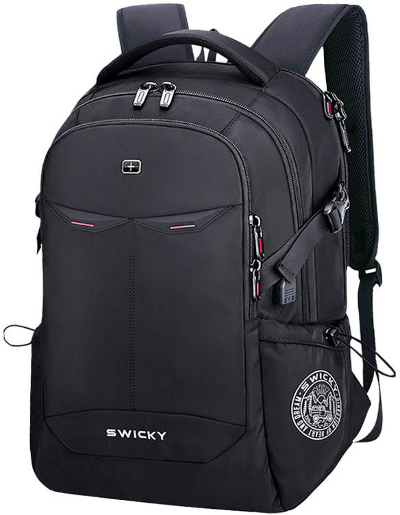 

Рюкзак для ноутбука мужской Swicky 88110 15,6" черный, 88110