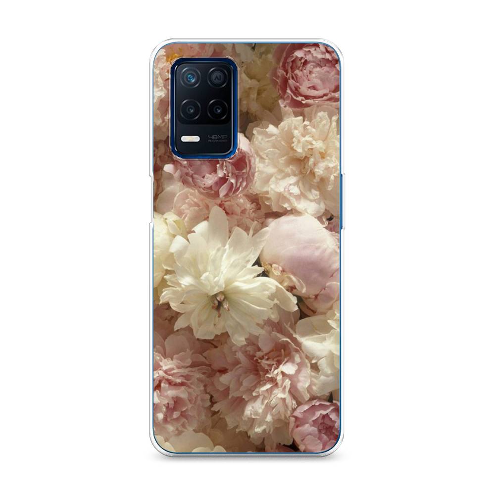 

Чехол Awog на Realme 8 5G/Narzo 30 5G "Пионы светлые", Разноцветный, 257150-8