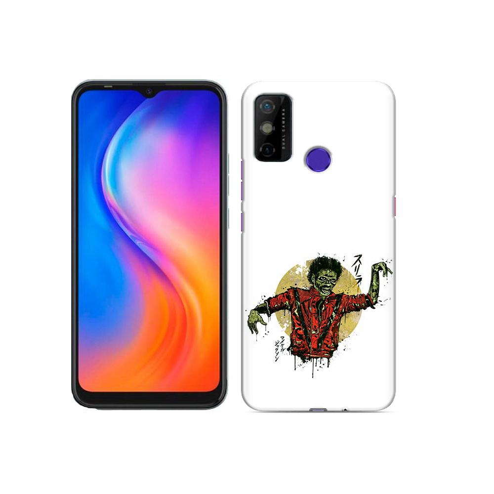 

Чехол MyPads Tocco для Tecno Spark 6 GO Зомби, Прозрачный, Tocco