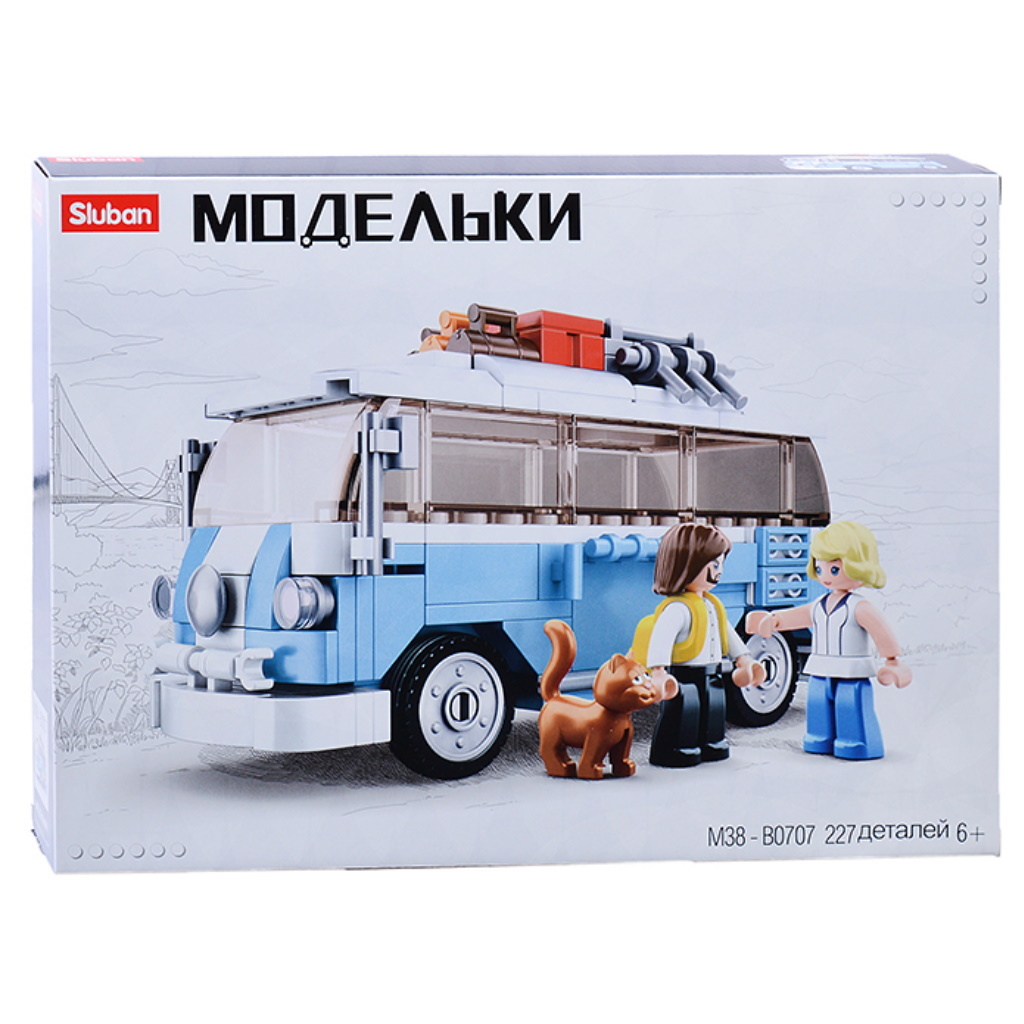 

Конструктор Sluban Модели машин 227 дет. M38-B0707