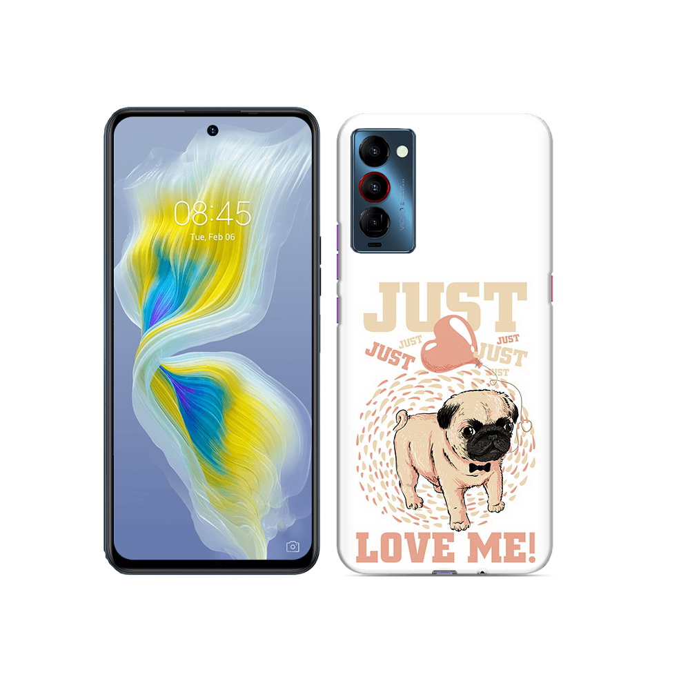 

Чехол MyPads Tocco для Tecno Camon 18 Люби меня, Прозрачный, Tocco