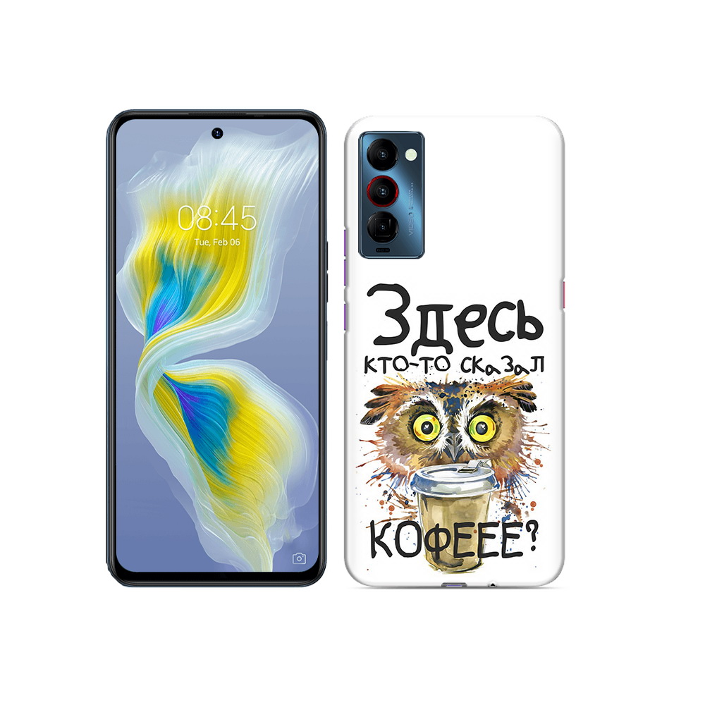 

Чехол MyPads Tocco для Tecno Camon 18 Любительница кофе, Прозрачный, Tocco
