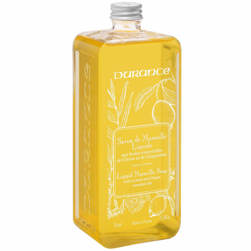 

Жидкое мыло Durance Liquid Marseille Soap лимон, имбирь 750мл, 255432