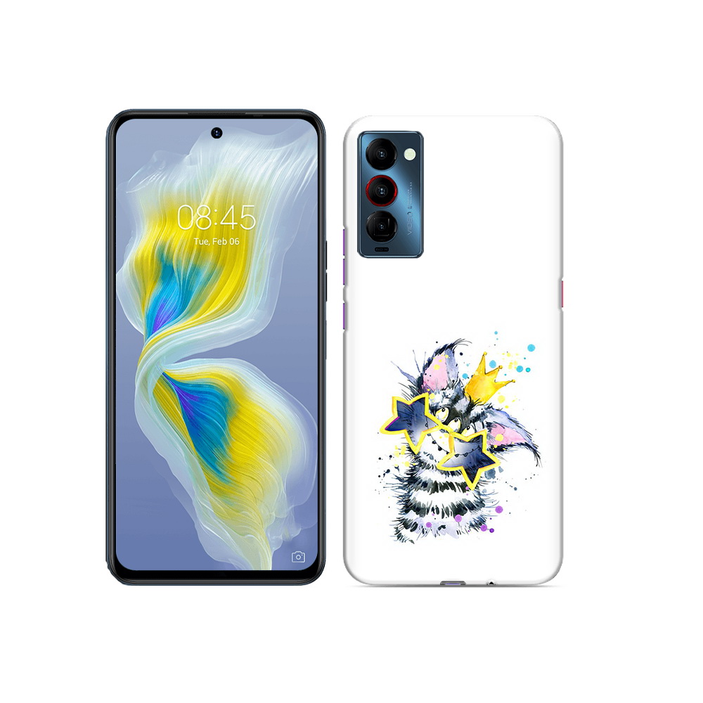 

Чехол MyPads Tocco для Tecno Camon 18 Мартовский Нуся, Прозрачный, Tocco