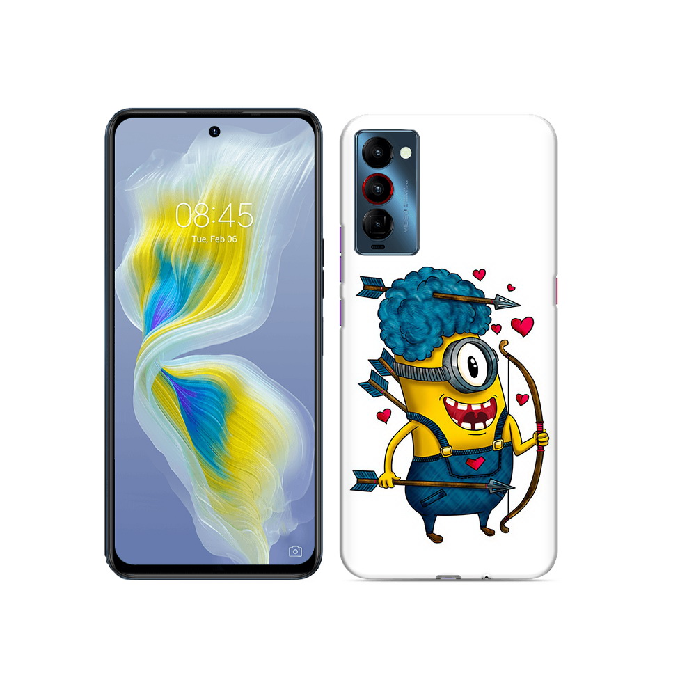 

Чехол MyPads Tocco для Tecno Camon 18 Миньон купидон, Прозрачный, Tocco