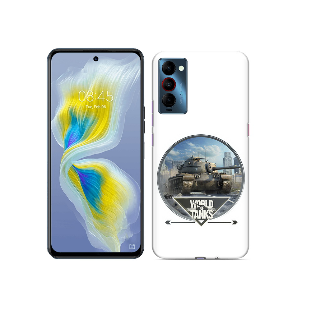 

Чехол MyPads Tocco для Tecno Camon 18 Мир танков, Прозрачный, Tocco
