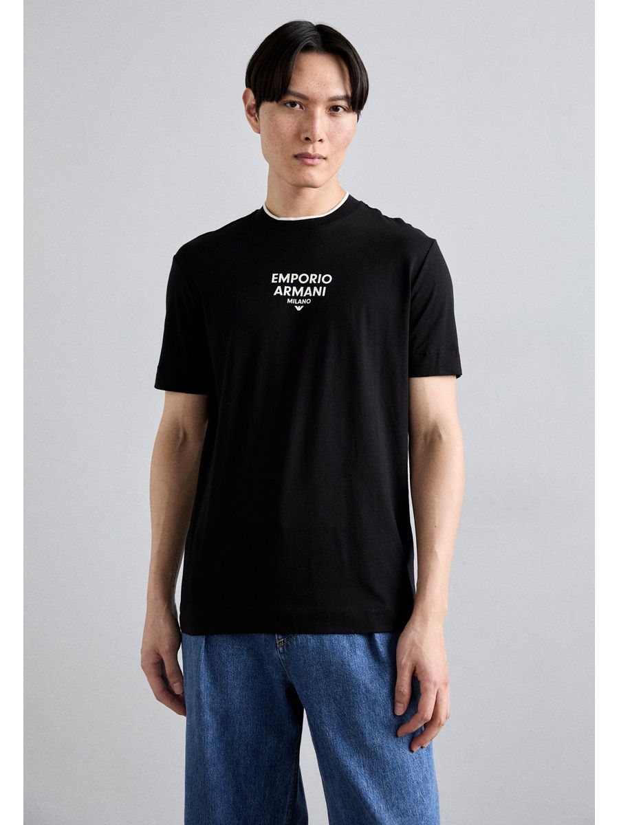 

Футболка мужская Emporio Armani EA822O0EE черная XL, Черный, EA822O0EE
