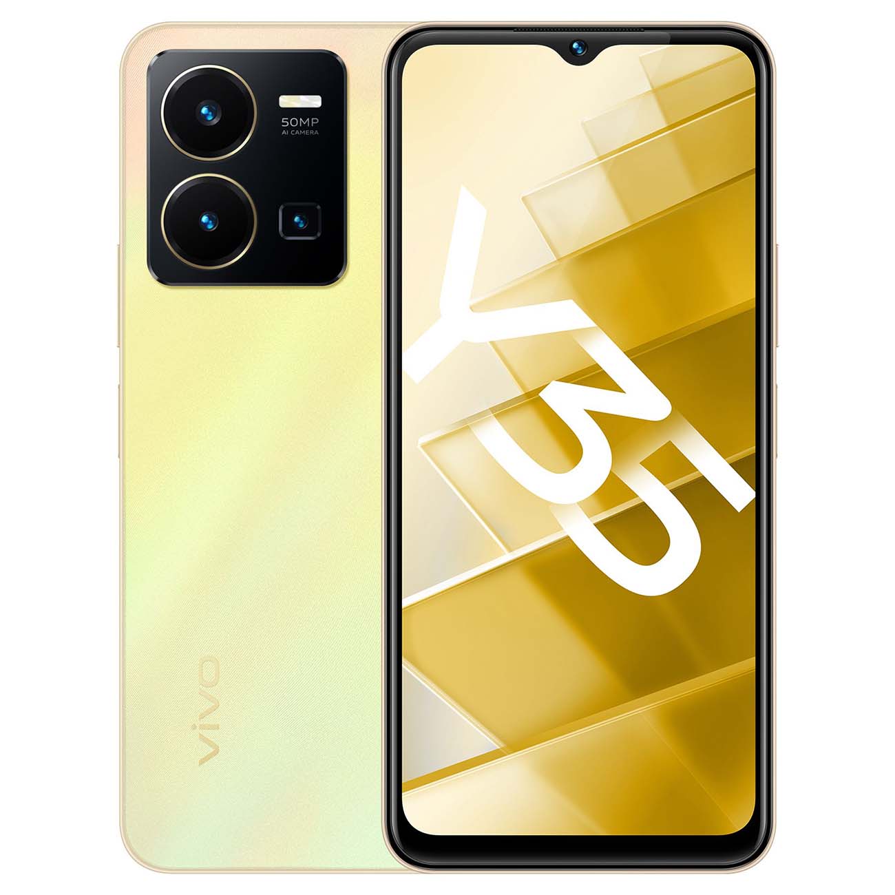 фото Смартфон vivo y35 4/64gb dawn gold