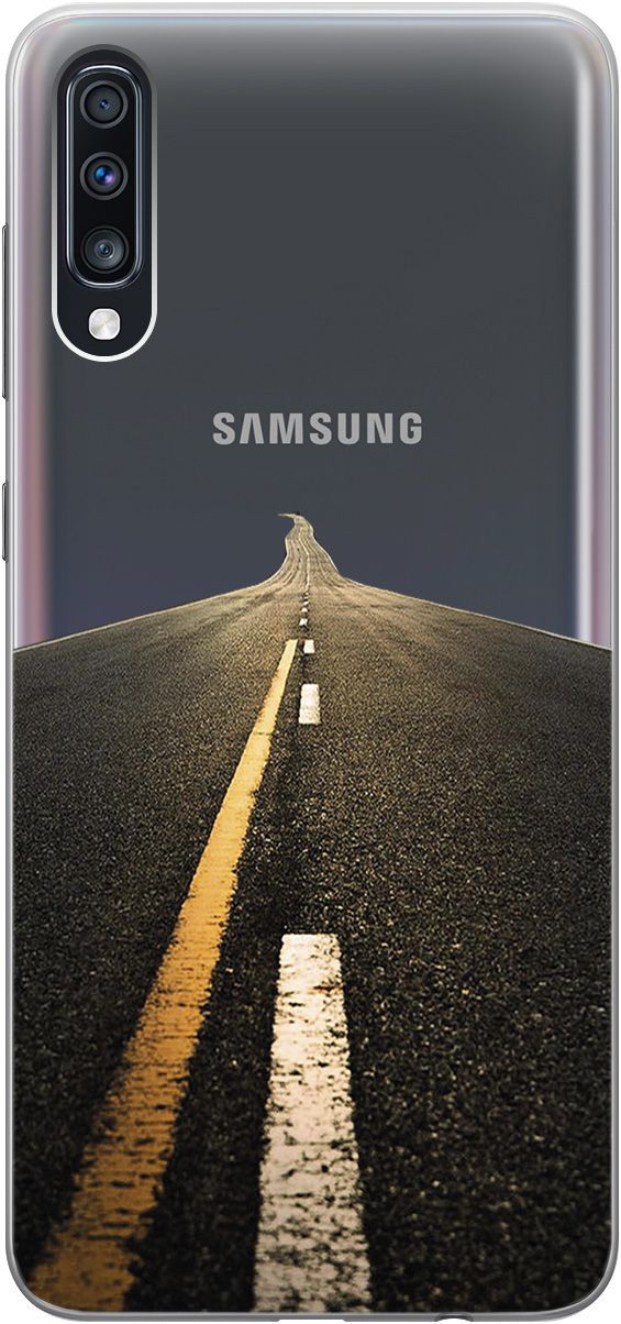 

Чехол на Samsung Galaxy A70/A70s с принтом "Road" прозрачный, Прозрачный;коричневый, 5398