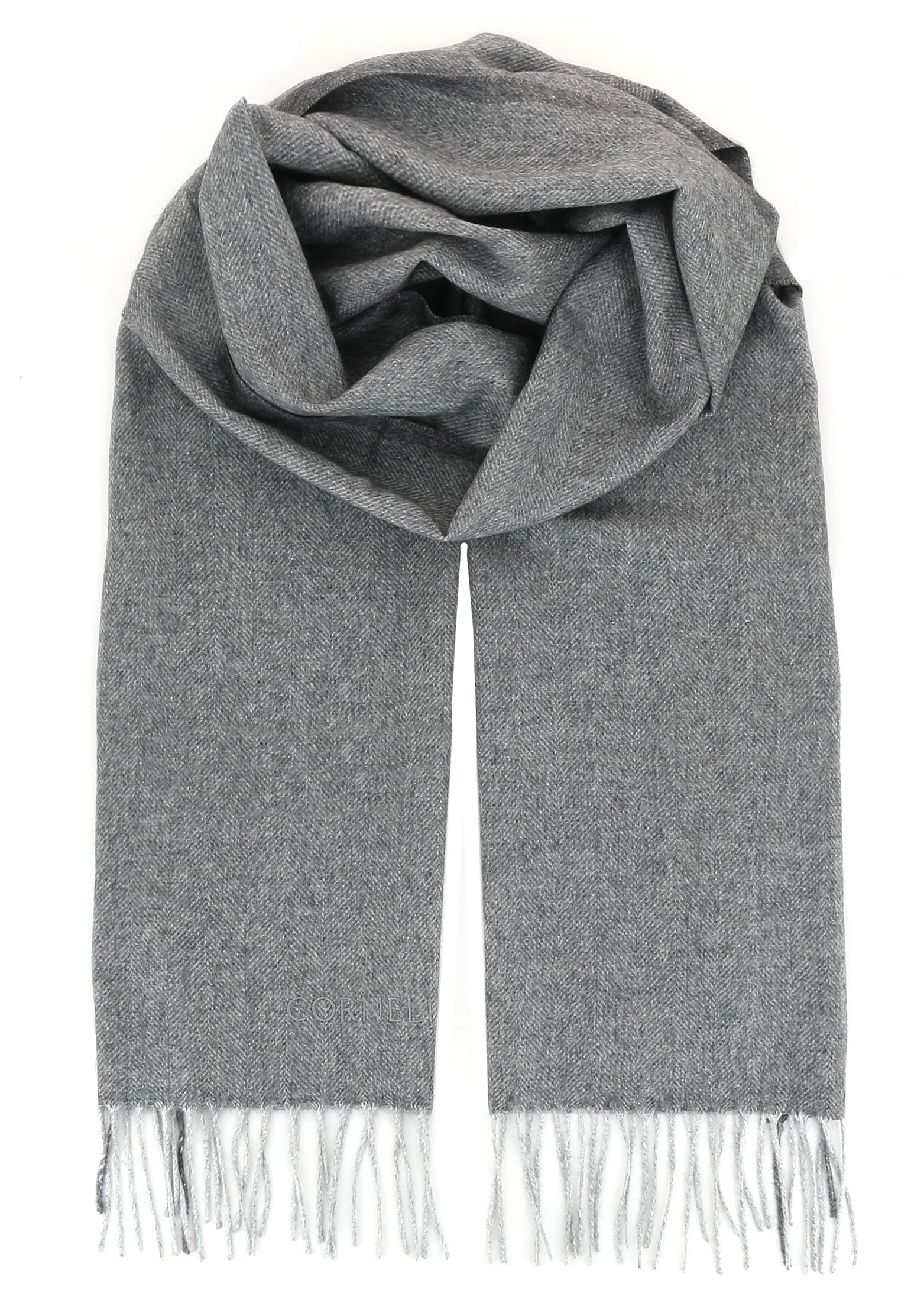

Шарф из кашемира и шелка CORNELIANI 86B330-0829045 565292 Серый, 86B330-0829045