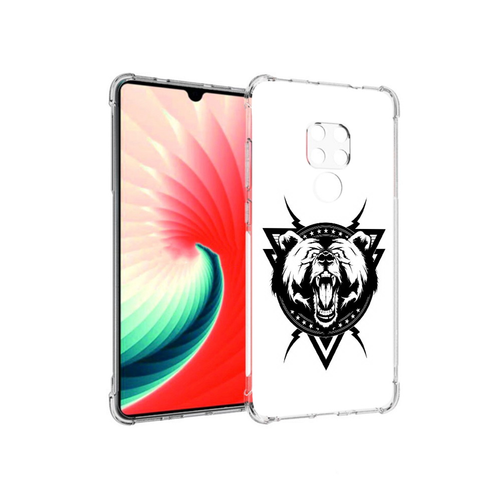 

Чехол MyPads Tocco для Huawei Mate 20 медведь в треугольнике, Прозрачный, Tocco