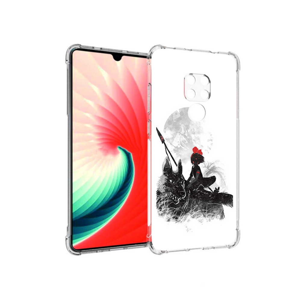 

Чехол MyPads Tocco для Huawei Mate 20 мононоке, Прозрачный, Tocco