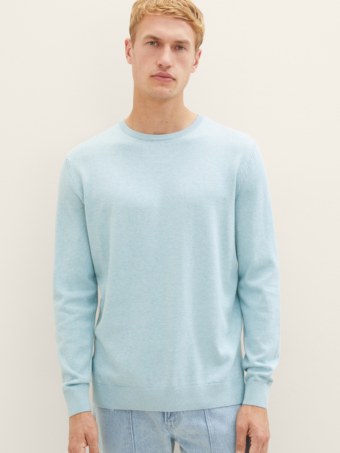

Джемпер мужской TOM TAILOR 1027661 голубой 2XL, 1027661