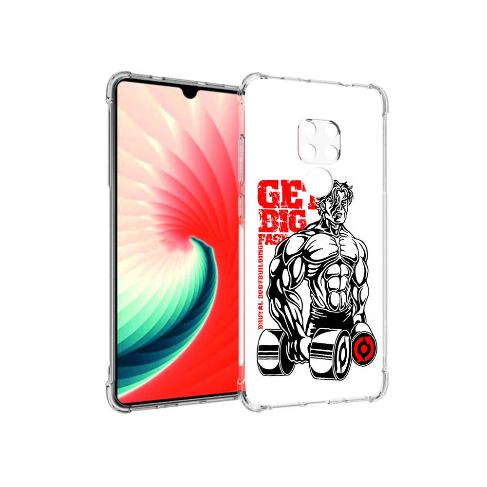 

Чехол MyPads Tocco для Huawei Mate 20 накаченное тело, Прозрачный, Tocco