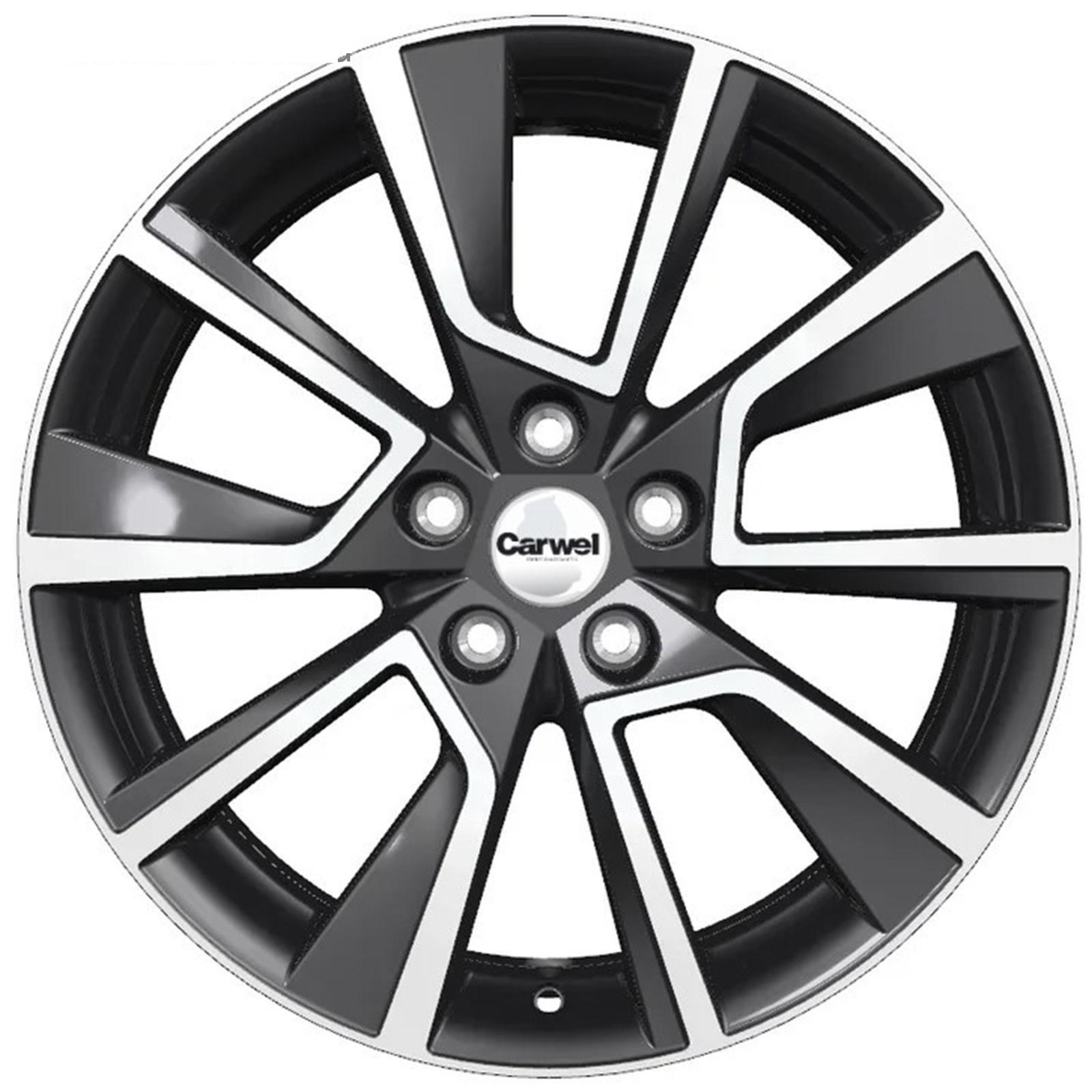 

Диск литой R18 7J 5x114.3/66.5 ET37 Carwel Чаны 1802 ABT 00110720, Хромированный