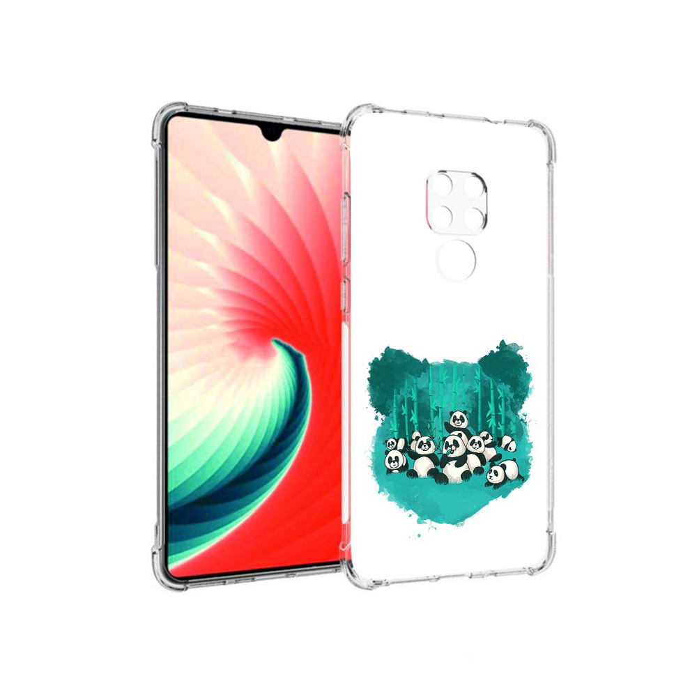 

Чехол MyPads Tocco для Huawei Mate 20 нарисованные панды, Прозрачный, Tocco