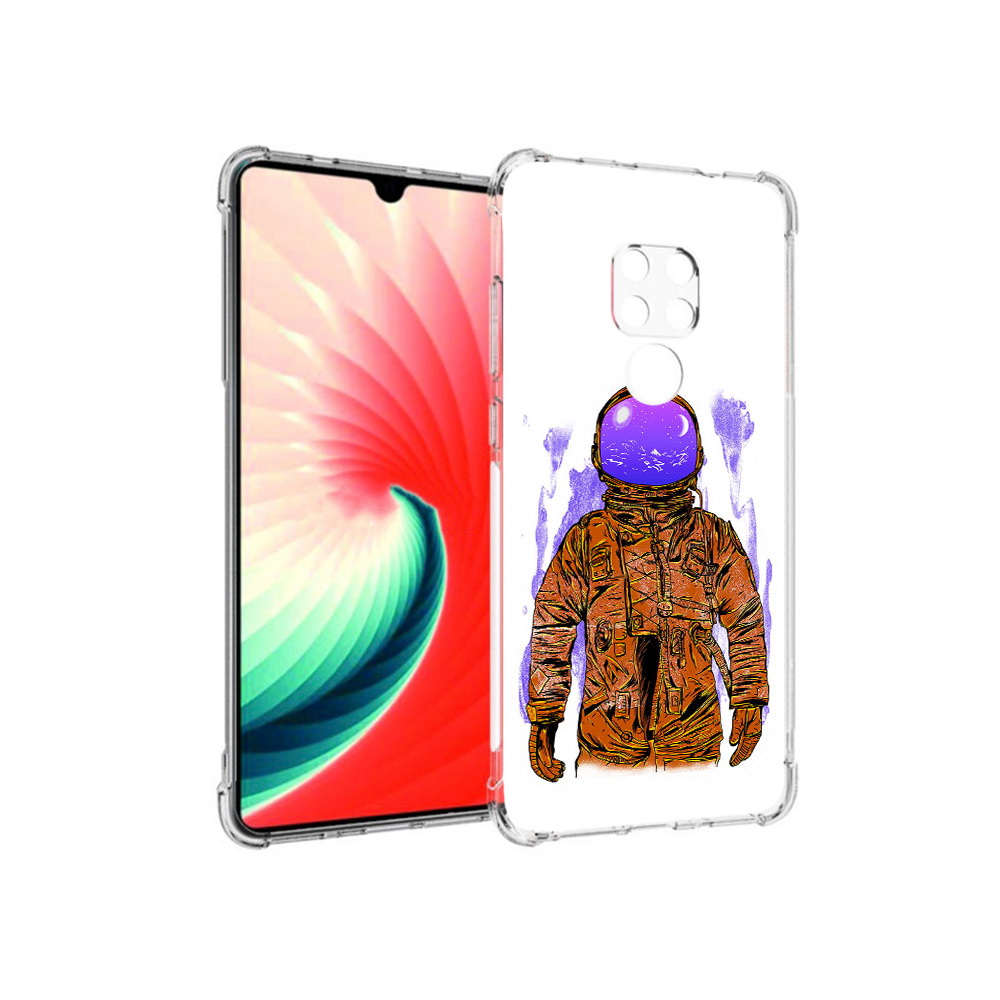 

Чехол MyPads Tocco для Huawei Mate 20 нарисованный мужчина в скафандре, Прозрачный, Tocco