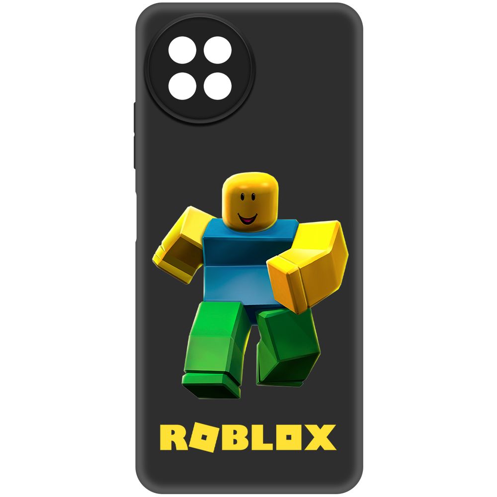 

Чехол-накладка Krutoff Soft Case Roblox-Классический Нуб для Itel S23 черный