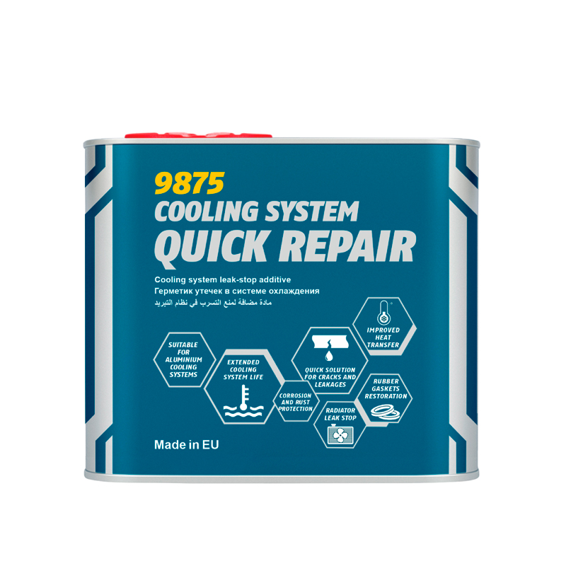 

Присадка в охлаждающую жидкость MANNOL COOLING SYSTEM QUICK REPAIR 0,5л. 9875, Голубой