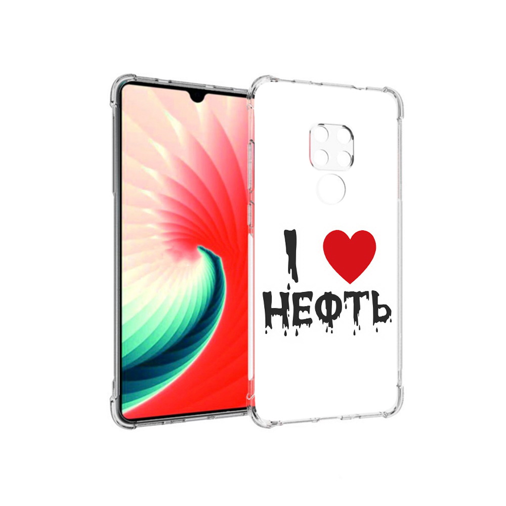 

Чехол MyPads Tocco для Huawei Mate 20 нефть, Прозрачный, Tocco