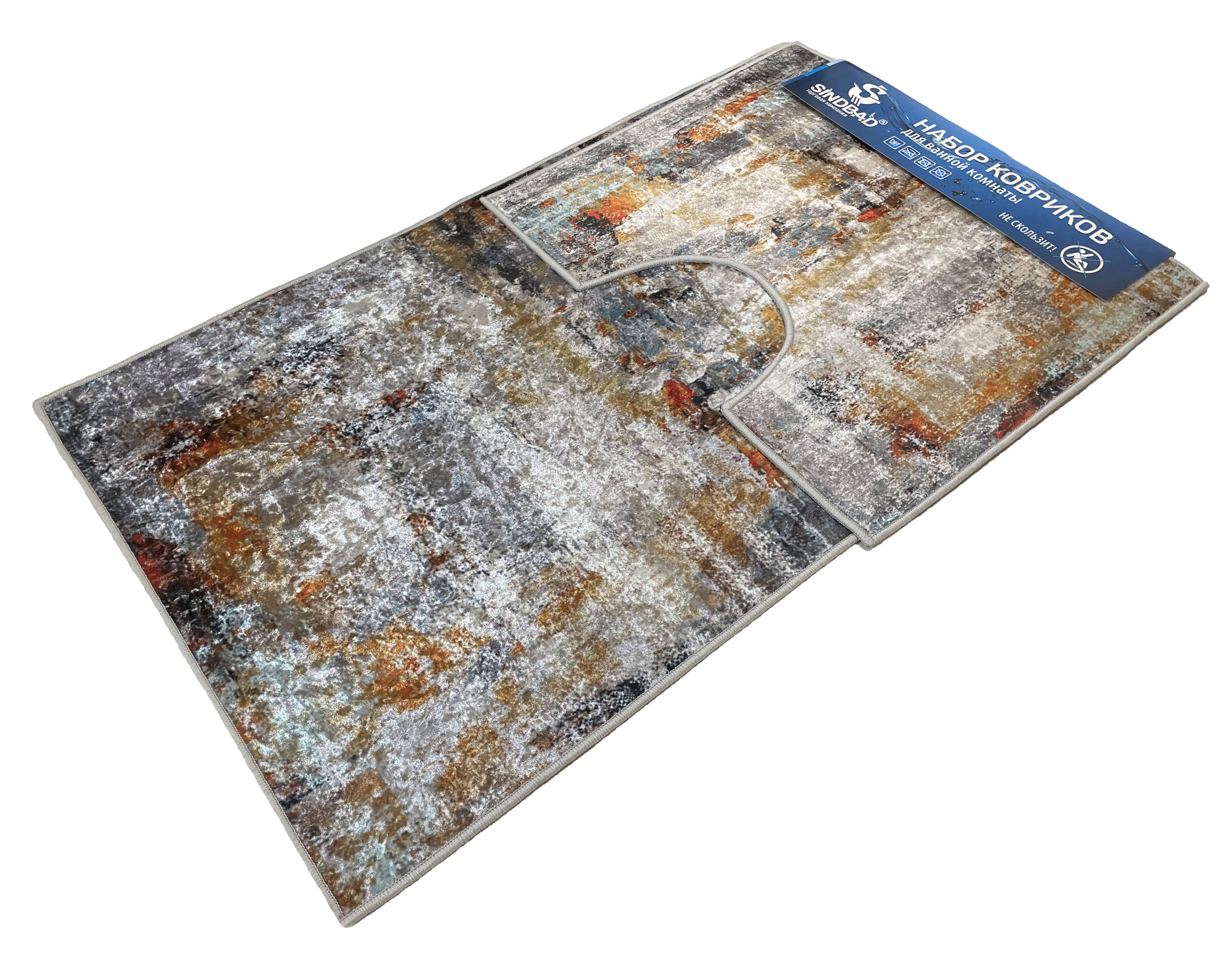 Набор Sindbad FH 31 2 коврика из ПЭ на точечной основе из ПВХ, 60x100x0,6см, 60x50x0,6 см