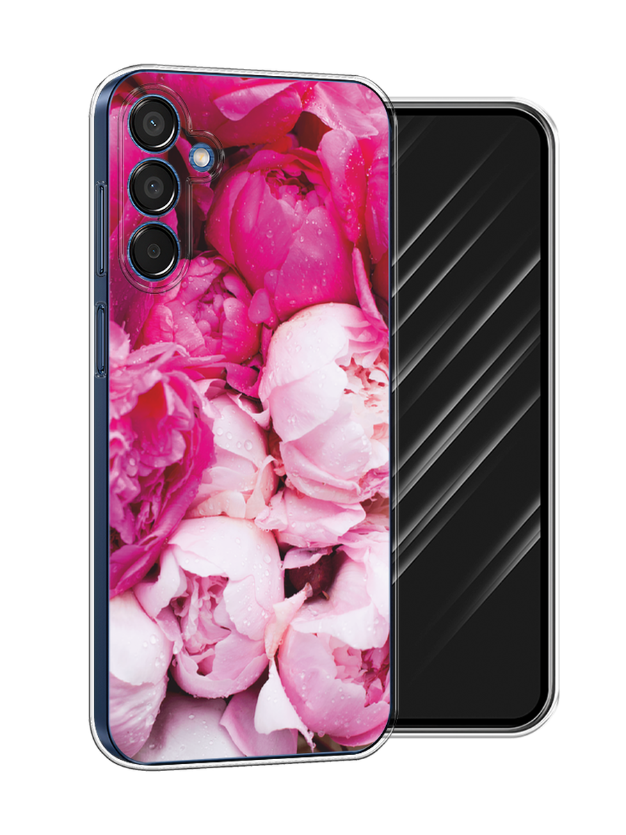 

Чехол Awog на Samsung Galaxy M15 5G "Пионы розово-белые", Белый;розовый, 2109550-1