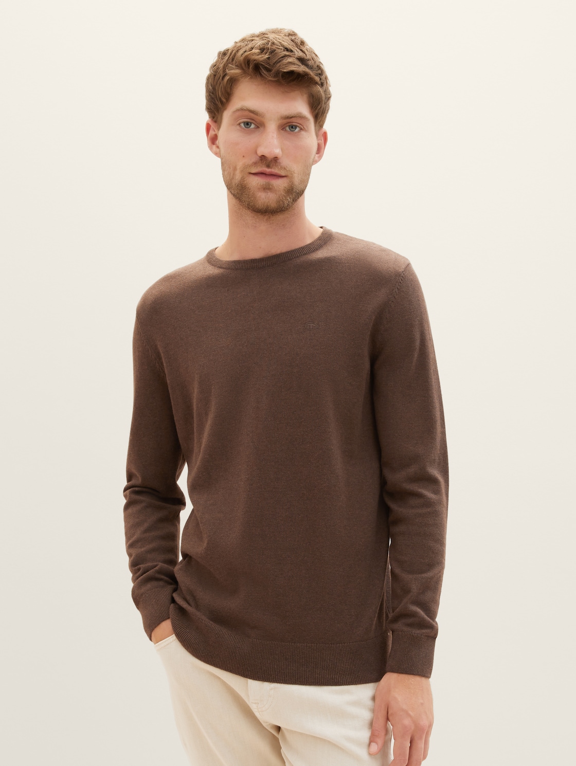 

Джемпер мужской TOM TAILOR 1027661 коричневый M, 1027661