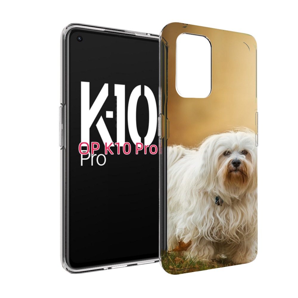 

Чехол MyPads гаванскии бишон для OPPO K10 Pro, Прозрачный, Tocco