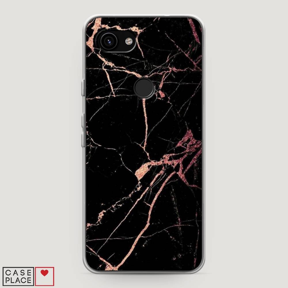 

Чехол Awog на Google Pixel 3a "Мрамор розовое золото", Разноцветный, 270150-3