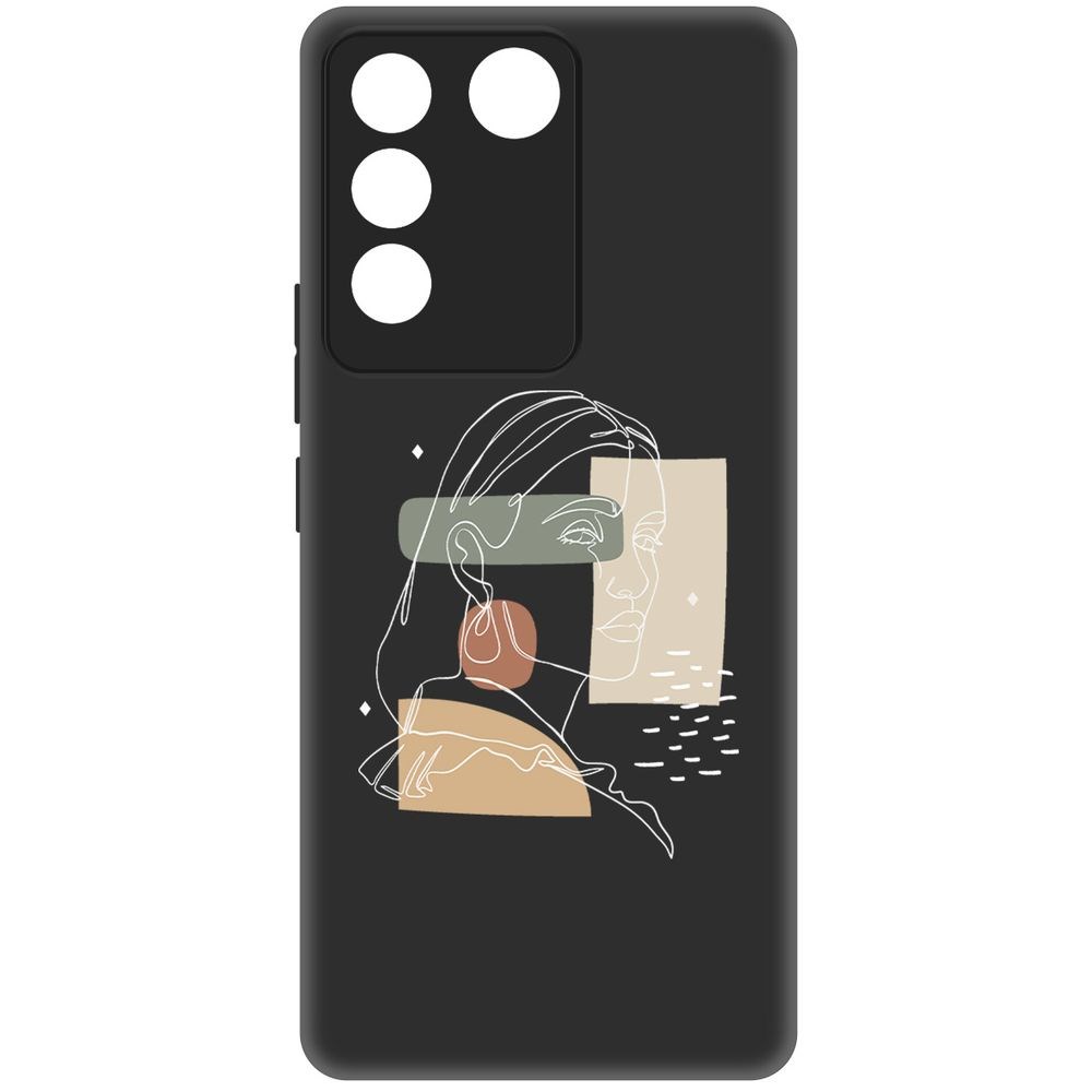 

Чехол-накладка Krutoff Soft Case Уверенность для Vivo T2 черный